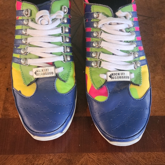 DSQUARED Multicolor Men's Sneakers - Picture 1 of 9
